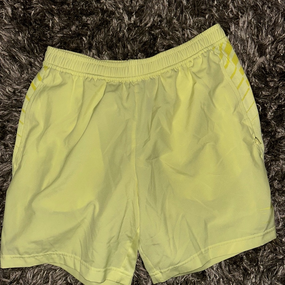 Gymshark Lemon Yellow Workout Shorts
